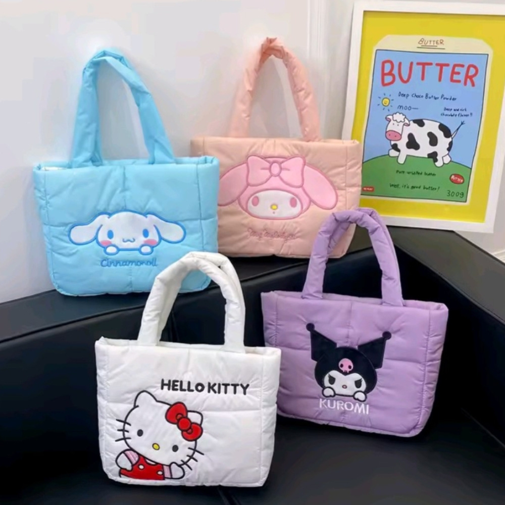 Sanrio Plush Tote Bags – Cute & Cozy Character Handbag